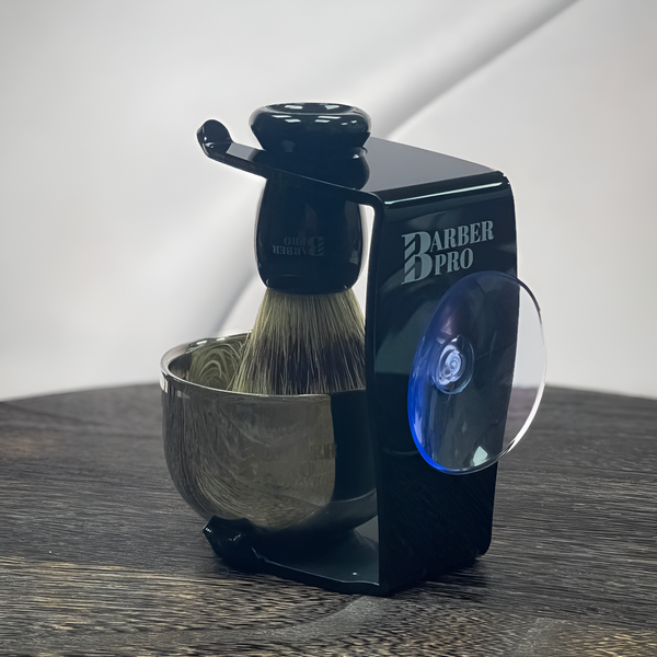 Set Sense Barber Pro Hisopo, Cuenco y Soporte