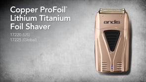 Shaver Andis Copper Pro Foil